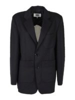 Blazer bicolore Spliced