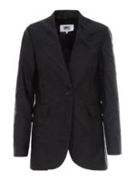 Blazer lungo in taffeta