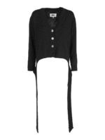 Cardigan con pannelli