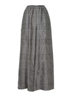 Pantaloni a palazzo in raso di viscosa