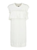 Abito in cotone con balze