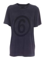 T-shirt color antracite con logo nero