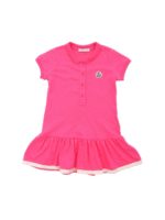 Abito in cotone elasticizzato fucsia