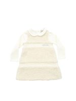 Abito color avorio effetto teddy