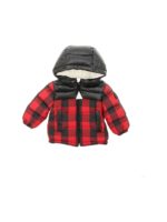 Piumino Caltrop nero e rosso