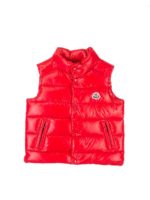 Gilet imbottito Moncler Kids rosso