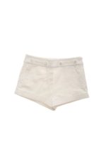 Shorts bianco con coulisse logata