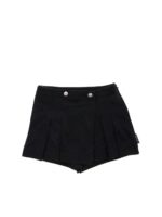 Gonna pantalone nero con pinces