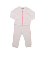 Completo bianco e rosa