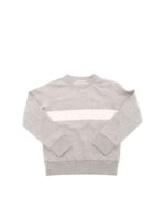 Felpa con logo in rilievo grigia