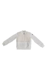 Felpa color avorio con inserto imbottito