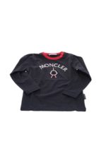 T-shirt blu a maniche lunghe