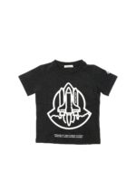 T-shirt nera con stampa missile