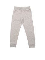 Pantalone tuta con logo grigio