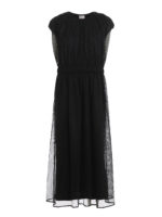 Abito in rete tecnica con cintura