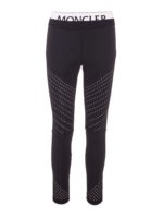 Leggings neri elastico logato