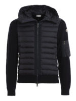 Giacca in nylon e tricot