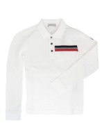 Polo in cotone con patch logo
