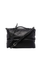 Borsa a spalla in nylon imbottito