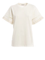 T-shirt con logo lettering cut-out