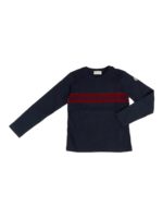 T-shirt a maniche lunghe con stampa logo