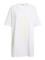 T-shirt in cotone con stampa total white