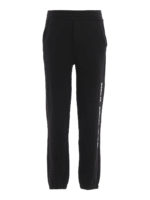 Joggers in cotone con stampa logo ripetuta