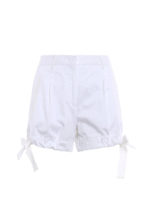 Bermuda bianchi in drill di cotone