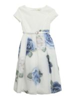 Abito con stampa rose