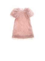 Abito con frange rosa