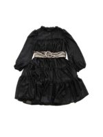 Abito in georgette nero