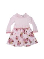 Abito stampa bouquet di rosa