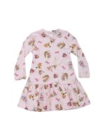 Abito stampa Woodland Friend rosa