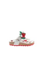 Infradito fragola bianche e rosse