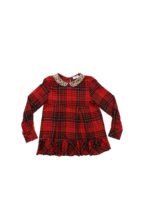 Blusa rossa stampa tartan