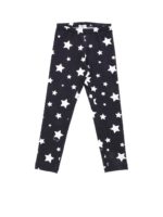 Leggings blu stampa stelle bianche