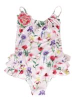 Costume intero con stampa floreale