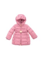 Piumino maculato rosa