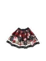 Gonna a ruota stampa scozzese