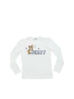 T-shirt bianca stampa Jerry