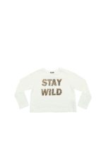 T-shirt bianca Stay Wild