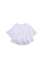 Blusa a balze bianca