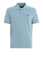Polo azzurra in cotone