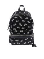 Zaino stampa Moschino nero