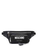 Marsupio in nylon con stampa Moschino Couture