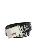Cintura nera con logo MMXIXMOSCHINO