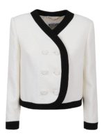 Giacca crop in lana vergine