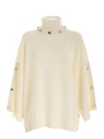 Dolcevita bianco con collo removibile