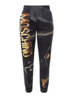 Pantaloni con stampa Moschino