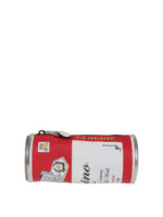 Clutch in pelle stampa Budweiser
